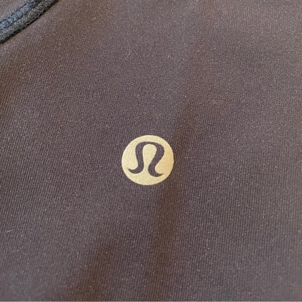 Lululemon Home Stretch Crop 19” Mesh Sheer Leggings Midnight Navy Blue 4 W6AL8S - Picture 7 of 11